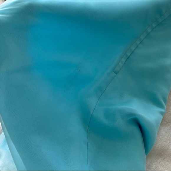 VINTAGE 1970s Shift Dress With Balloon Sleeves and Vest - Picture 8 of 12